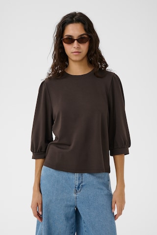 SOAKED IN LUXURY Sweatshirt 'SLIeste' in Bruin: voorkant