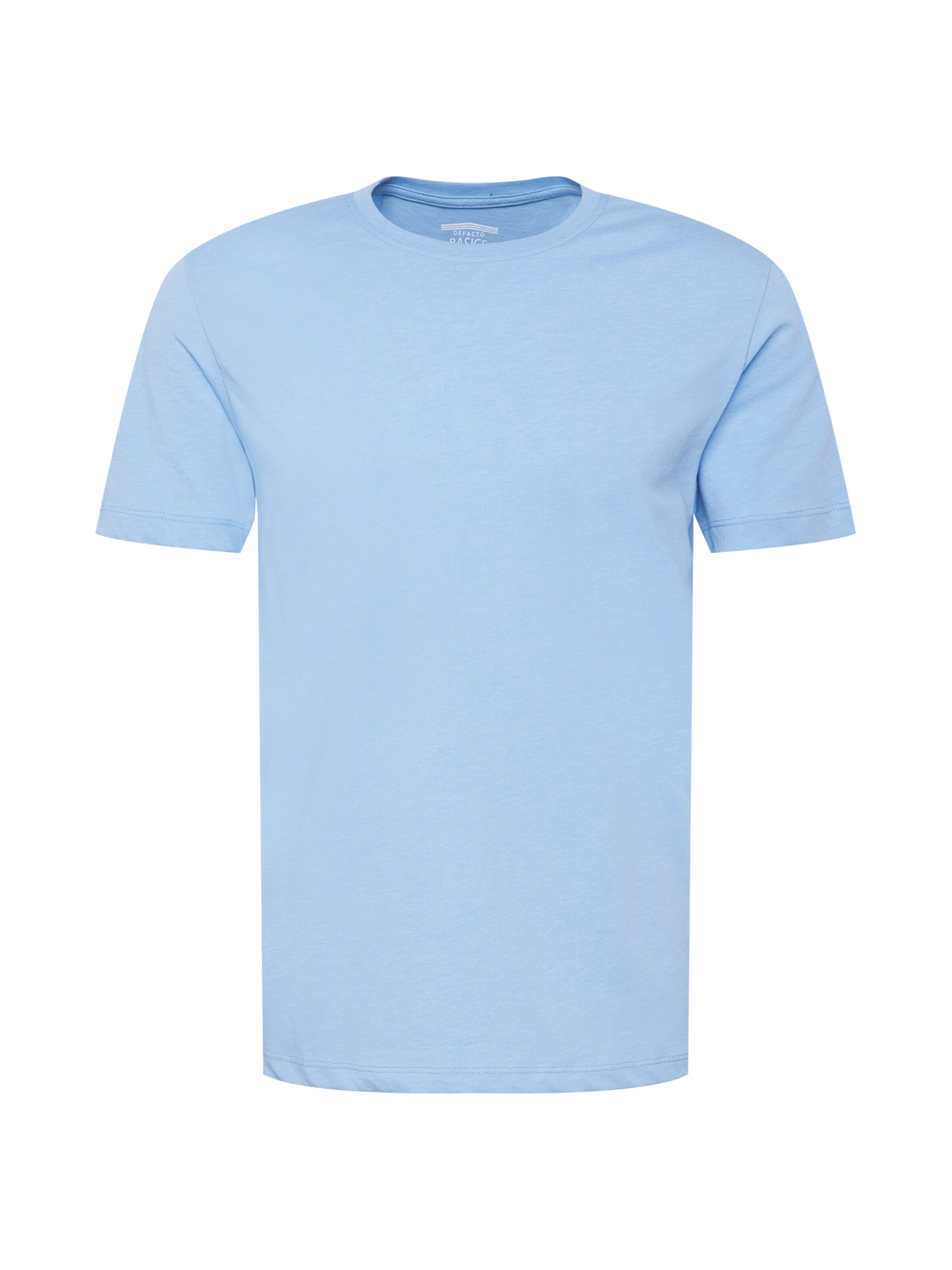 Maglie e T-shirt Uomo DeFacto Maglietta in Blu Chiaro 