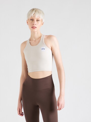 Top sportivo di Eivy in beige: frontale