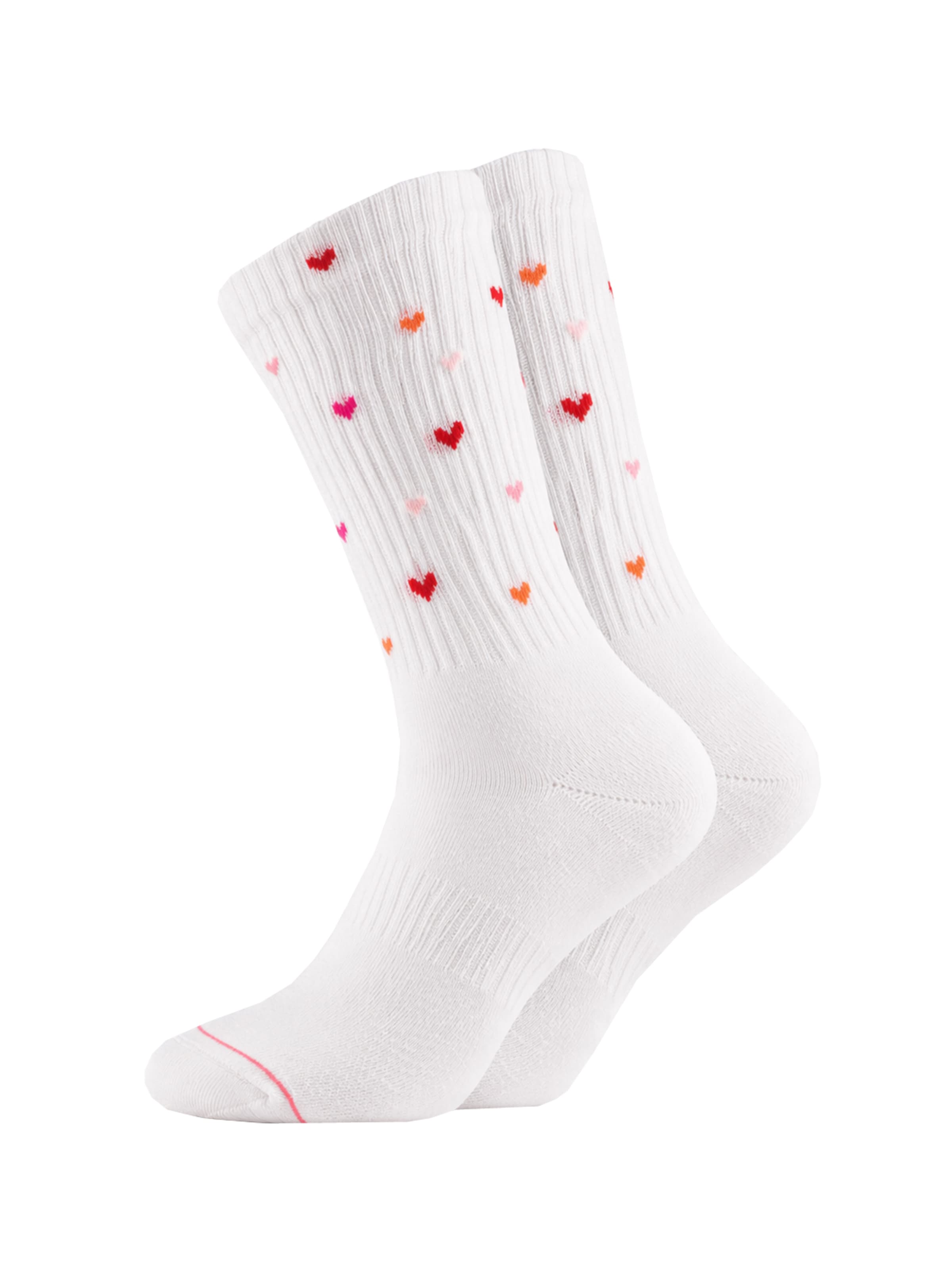 ooley Socks in White: front