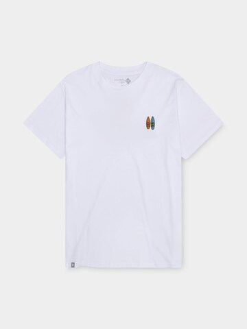 Bavarian Caps Shirt in White: front