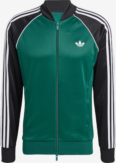 Džemperis 'SST' iš ADIDAS ORIGINALS, spalva – smaragdinė spalva / juoda / balta, Prekių apžvalga