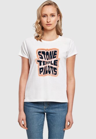 Merchcode T-Shirt 'Stone Temple Pilots' in Weiß: predná strana