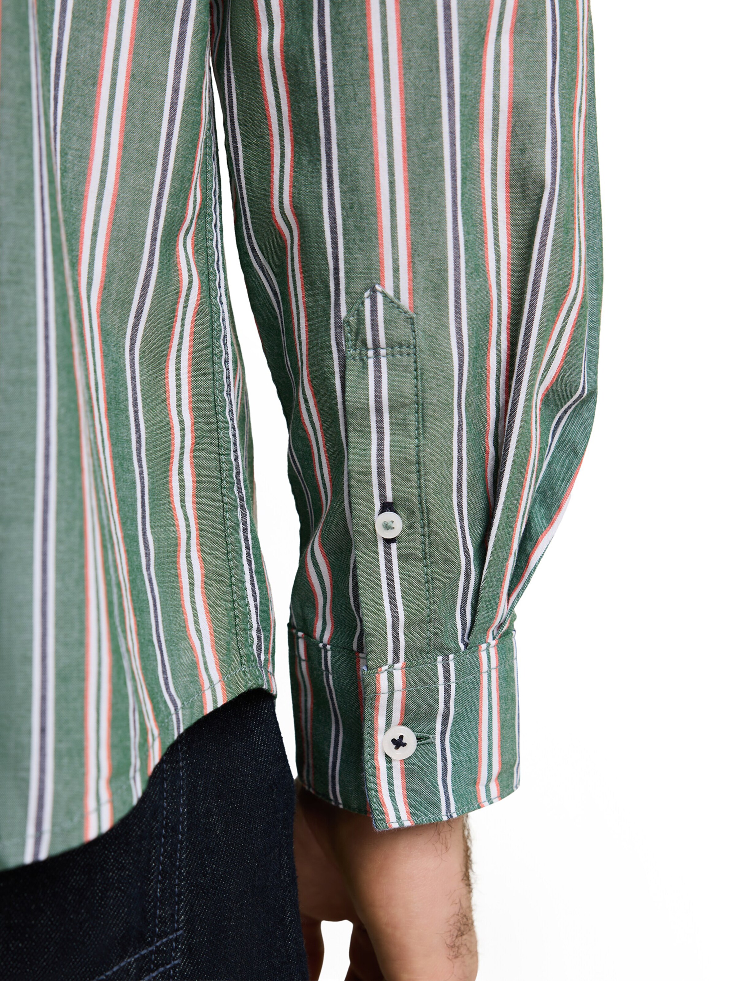 TOM TAILOR - Ajuste regular Camisa en verde