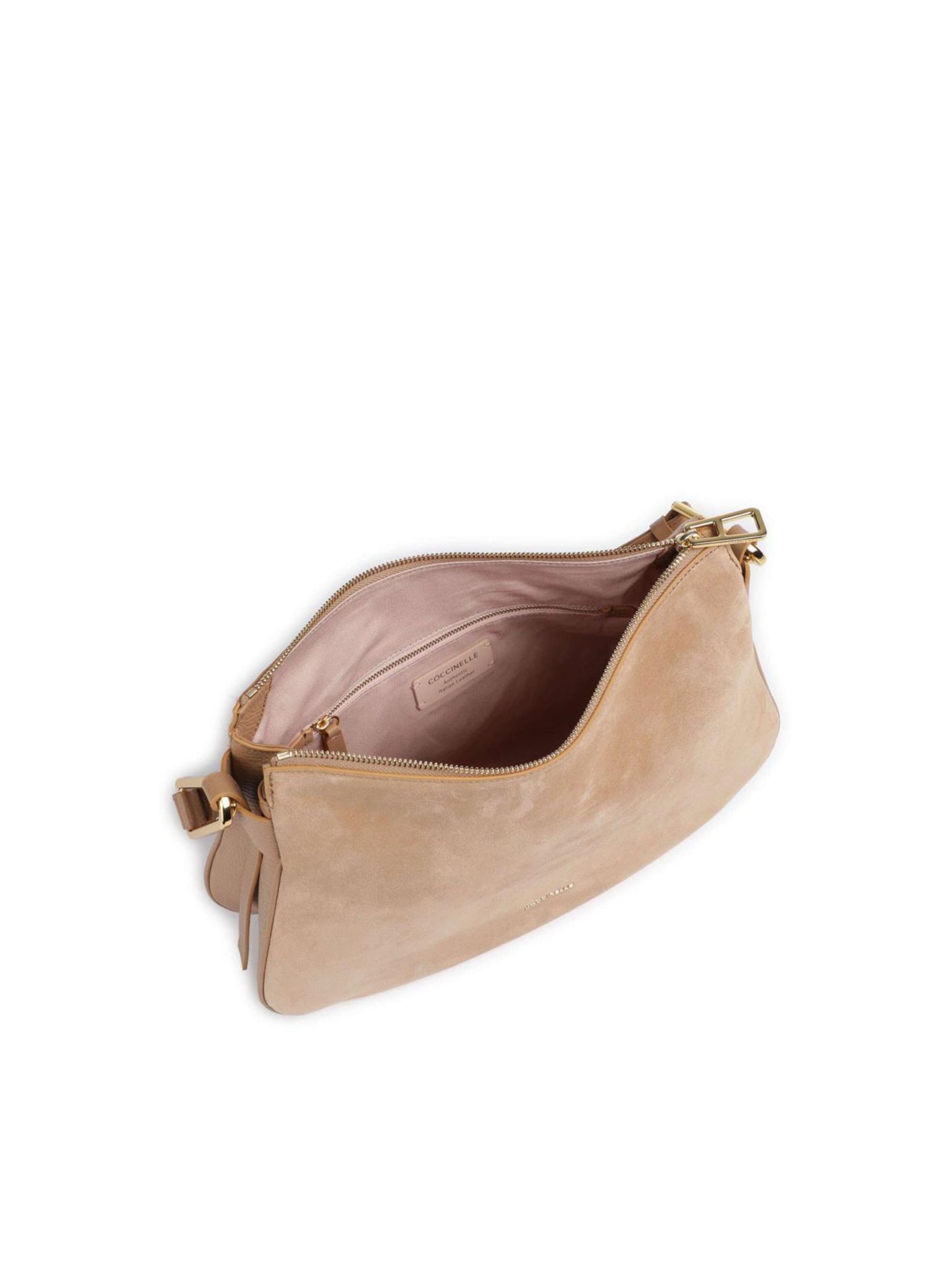 Coccinelle Schoudertas in Beige