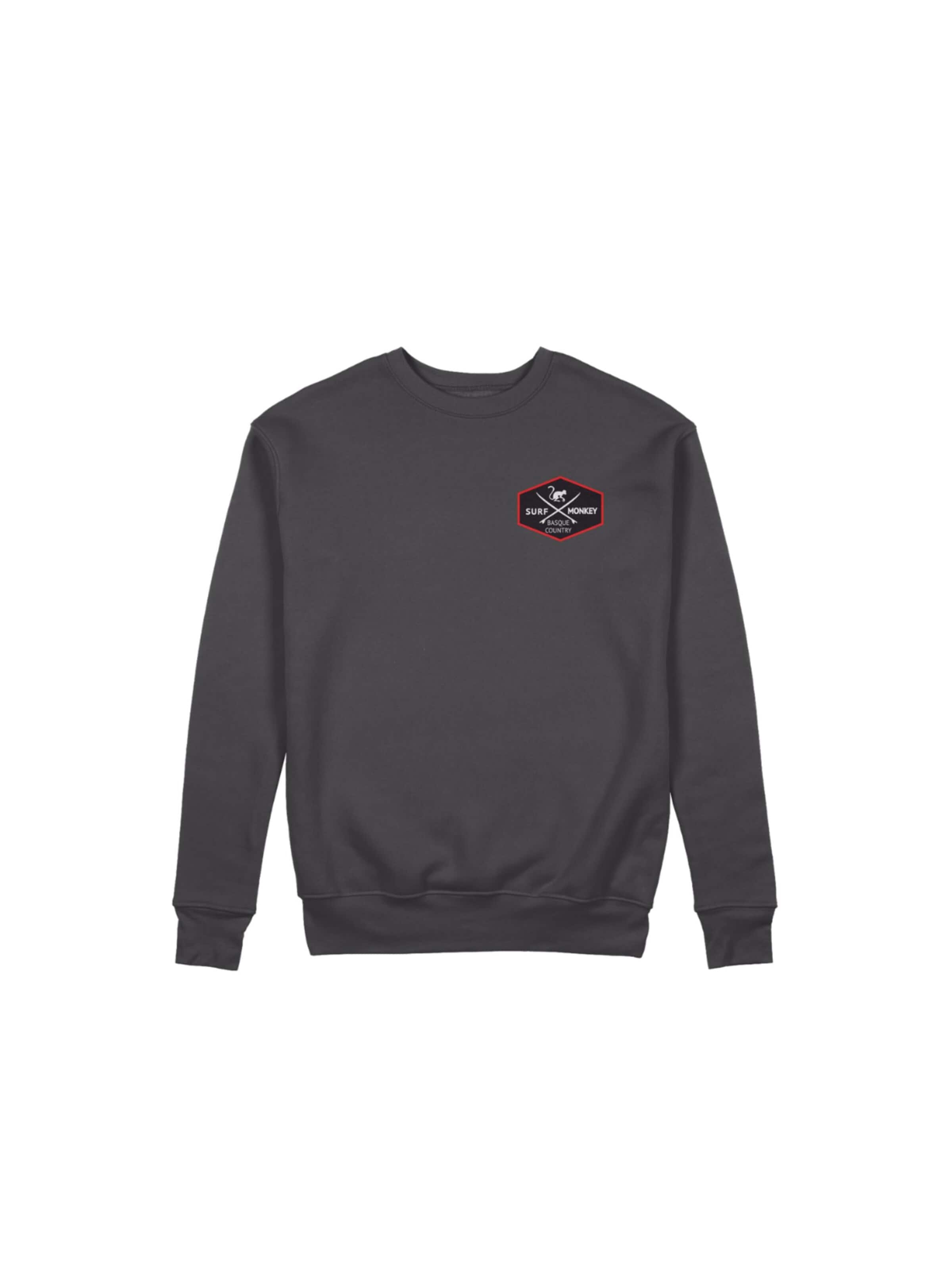 Surf MonkeySweater majica - crna boja: prednji dio