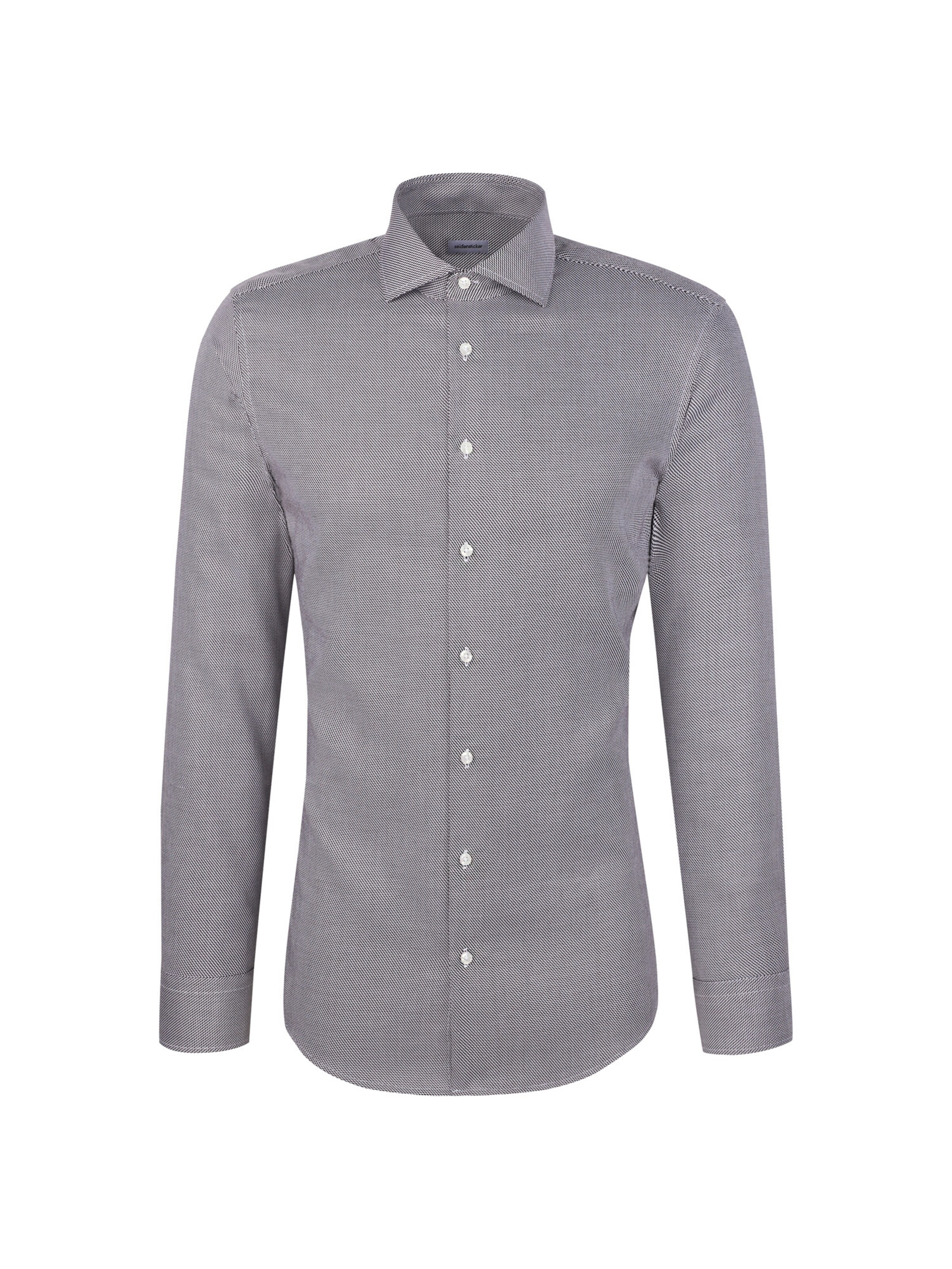 SEIDENSTICKER Hemd in Grau: Vorderseite