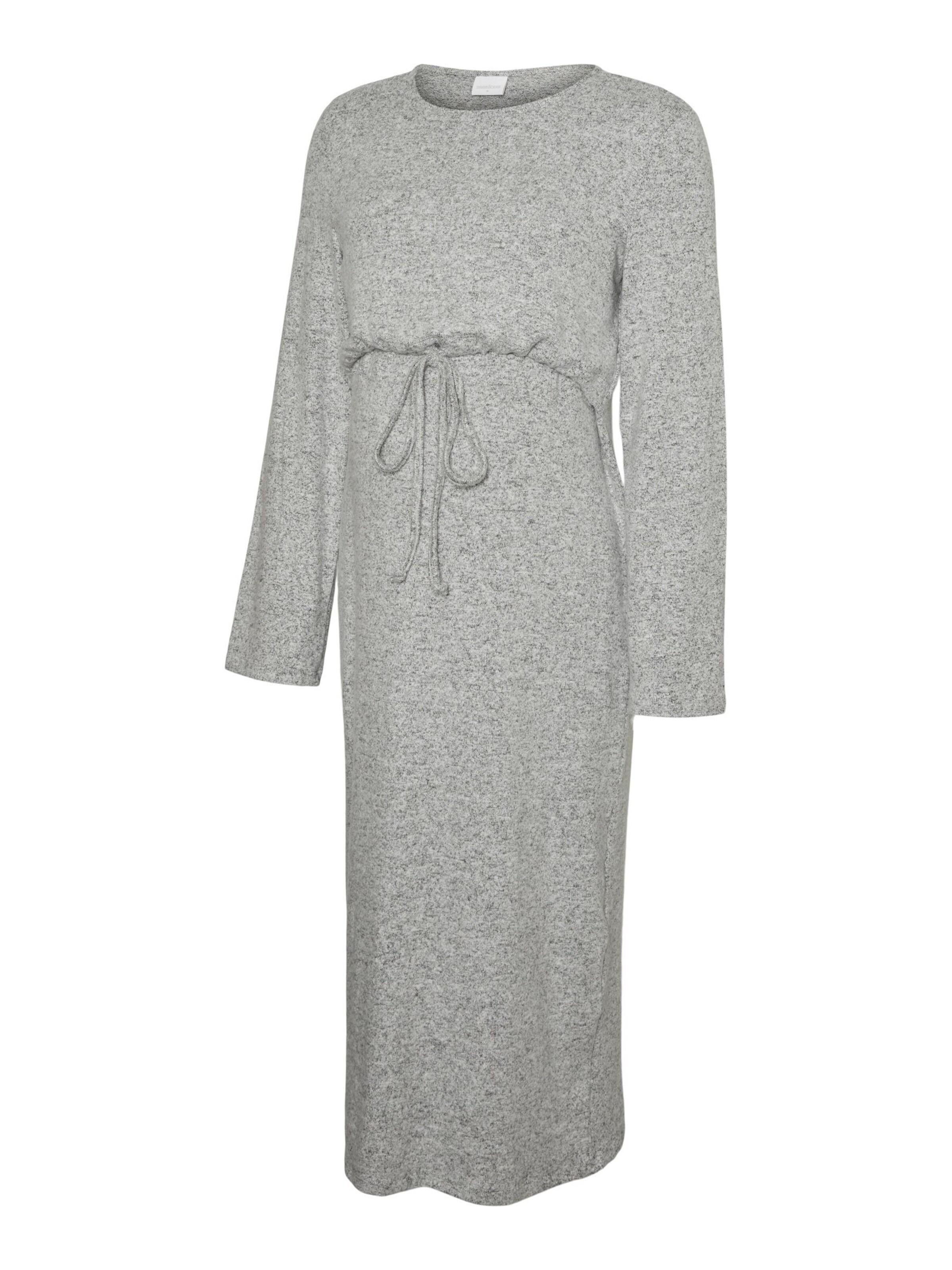 MAMALICIOUS Kleid 'MLAlice' in Grau: Vorderseite