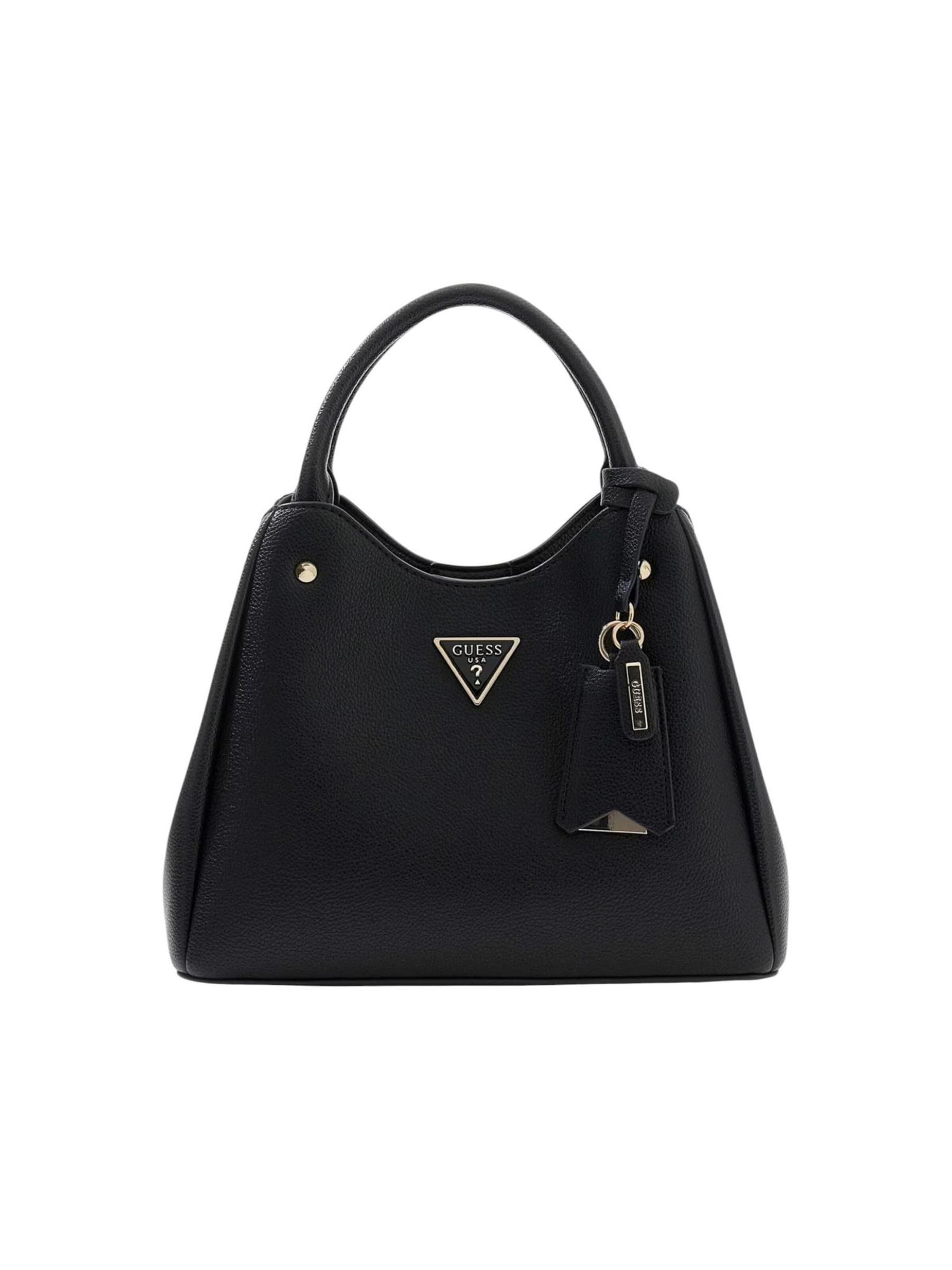 GUESS Shoulder Bag 'Meridian II' in Black: front