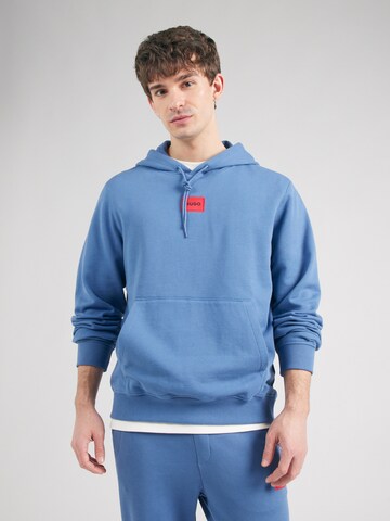 Sweat-shirt 'Daratschi214' HUGO en bleu : devant