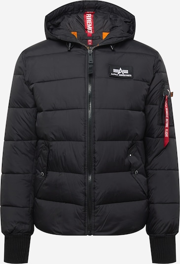 ALPHA INDUSTRIES Tehnička jakna u crna / bijela, Pregled proizvoda