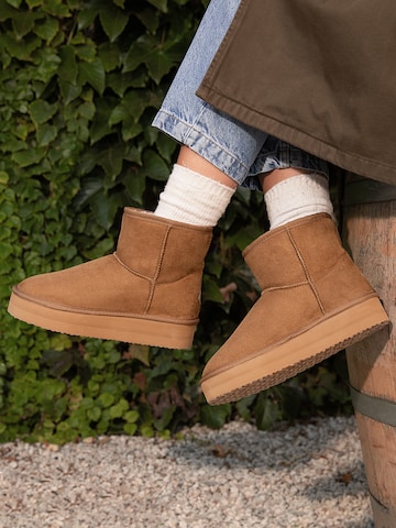 Island Boot - Botas 'STELA' en marrón: frente