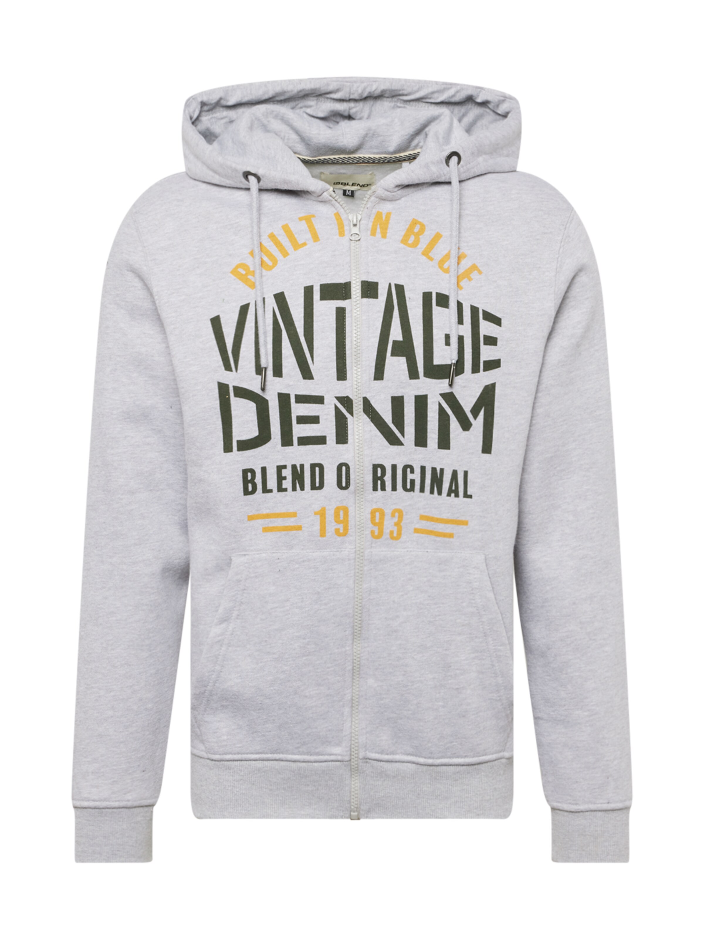 Giacca di felpa di BLEND in grigio: frontale