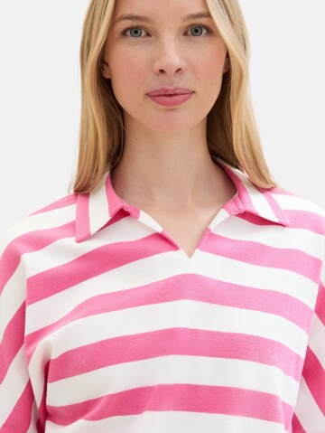 TOM TAILOR T-shirt i rosa