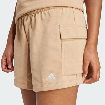 ADIDAS SPORTSWEAR Свободный крой Спортивные штаны 'Essentials' в Бежевый