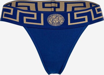 String di VERSACE in blu: frontale