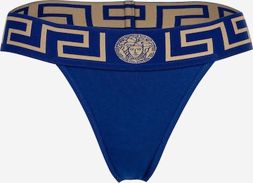 String di VERSACE in blu: frontale