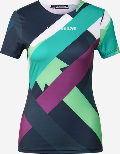 J.Lindeberg Performance Shirt 'Meja' in Petrol / Jade / Eosin / White, Item view