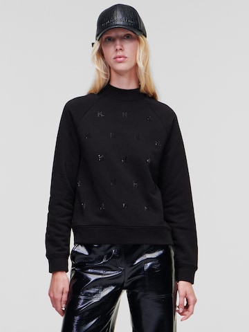 Karl Lagerfeld Sweatshirt in Black: front