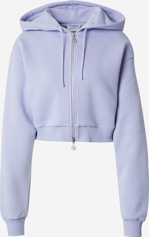 florence by mills exclusive for ABOUT YOU Zip-Up Hoodie 'Spontaneous' in Purple: front