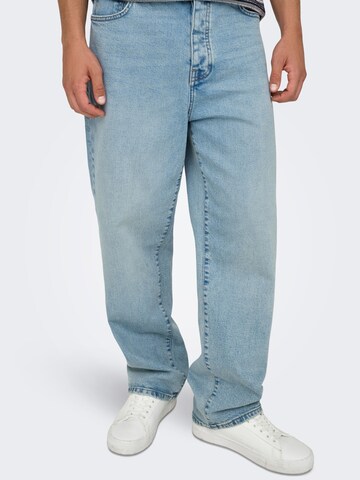 Only & Sons - Loosefit Vaquero 'ONSFade' en azul