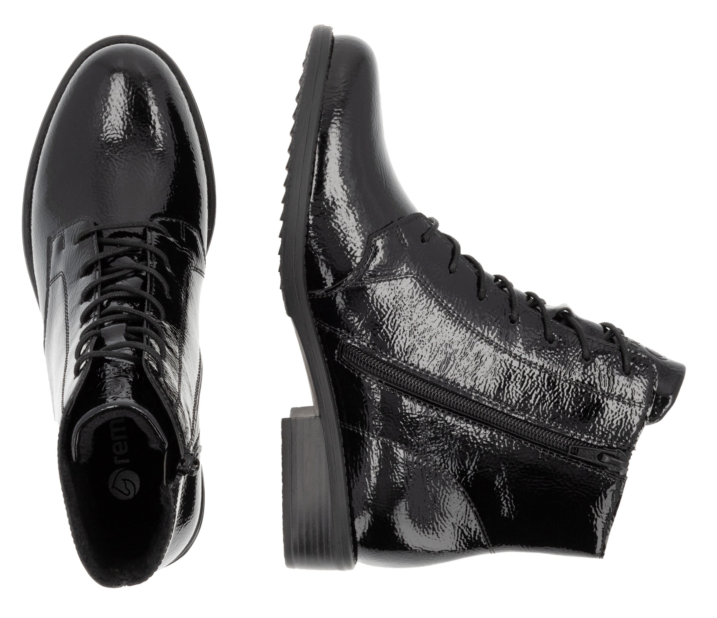 REMONTE Veterlaarsjes in Zwart