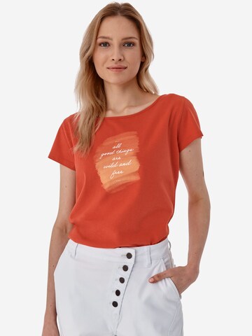 TATUUM Тениска 'ALBINA 2' в оранжево: отпред