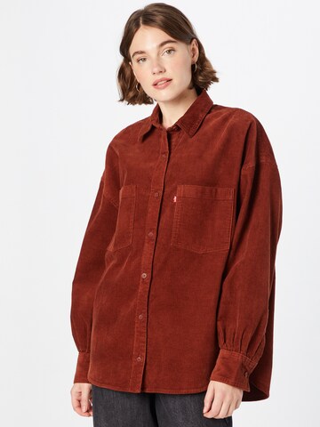 Chemisier 'Elliot Utility Shirt' LEVI'S ® en rouge : devant