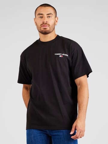 Tommy Jeans T-Shirt in Schwarz: predná strana