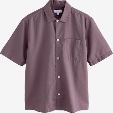 NextRegular Fit Košulja - ljubičasta boja: prednji dio