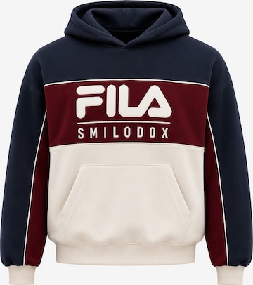 Sweat-shirt ' Tremiti ' Smilodox en bleu : devant