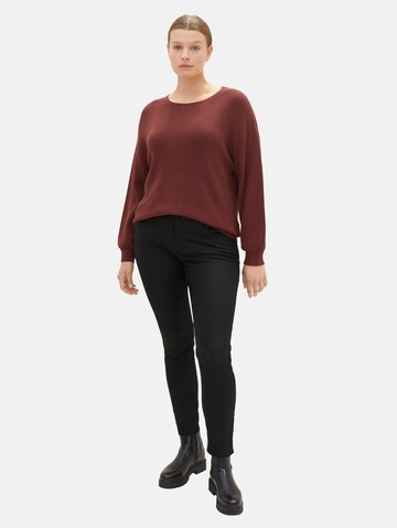 Tom Tailor Women + Skinny Jeans in Schwarz