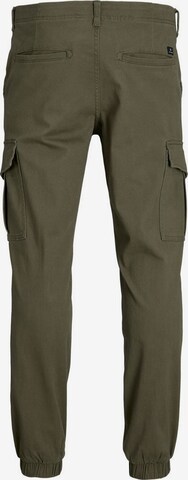 Coupe slim Pantalon cargo 'Marco Joe' JACK & JONES en vert