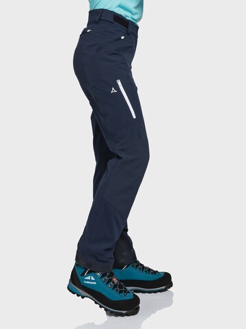 Regular Pantalon outdoor 'Cabaray' Schöffel en bleu