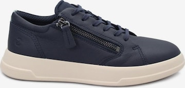 ECCONiske tenisice 'ECCO MOVE W 223813 blu marine scarpe donna sneakers pelle lacci zip' - plava boja: prednji dio