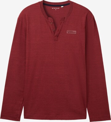 TOM TAILOR - Camiseta 'Serafino' en rojo: frente