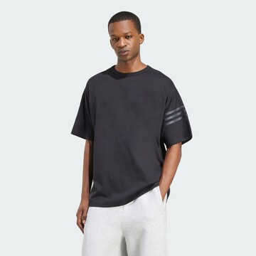 ADIDAS ORIGINALS Shirt 'Neuclassics' in Black: front