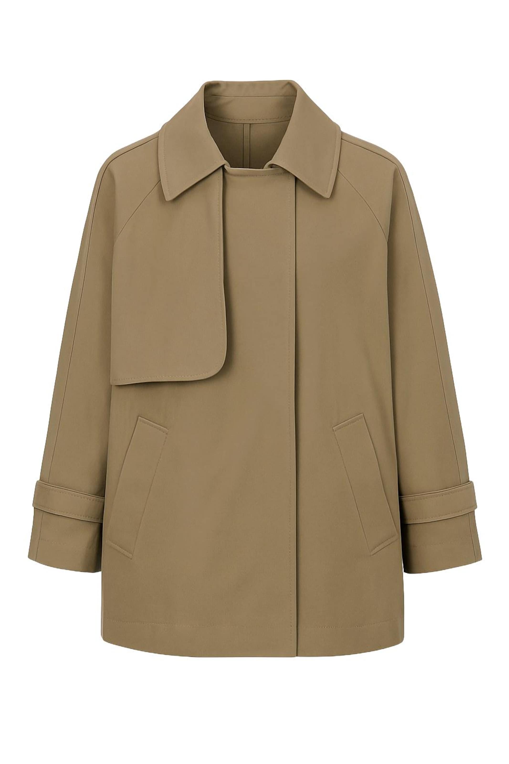 MANUKA Between-season jacket in Brown: front