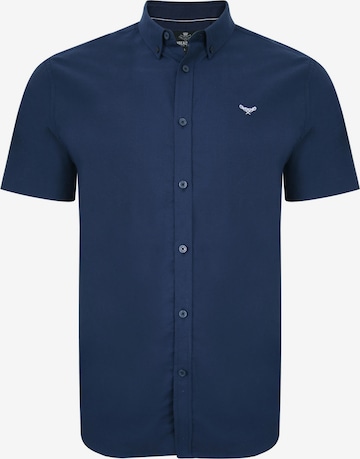 Coupe regular Chemise 'Inferno' Threadbare en bleu : devant