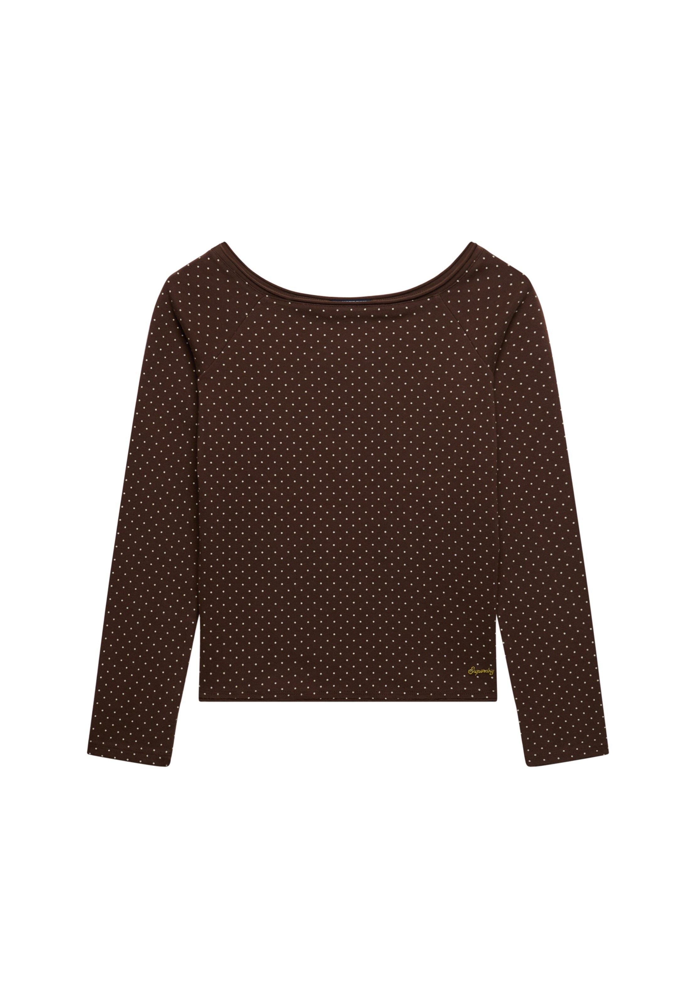 Superdry & Co Shirt 'Bardot' in Bruin: voorkant