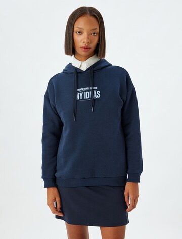 Koton Sweatshirt in Blau: Vorderseite