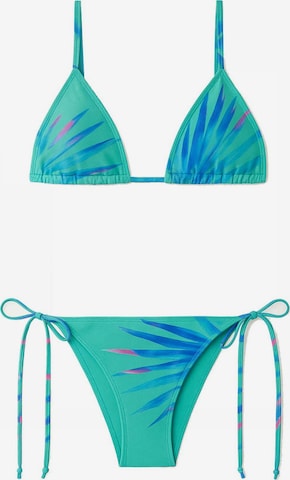 Kalaia Kolmio Bikini värissä sininen: etupuoli