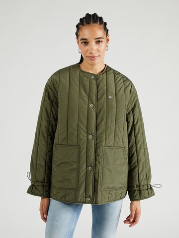 Tommy Jeans Jacke in Grün: Vorderseite