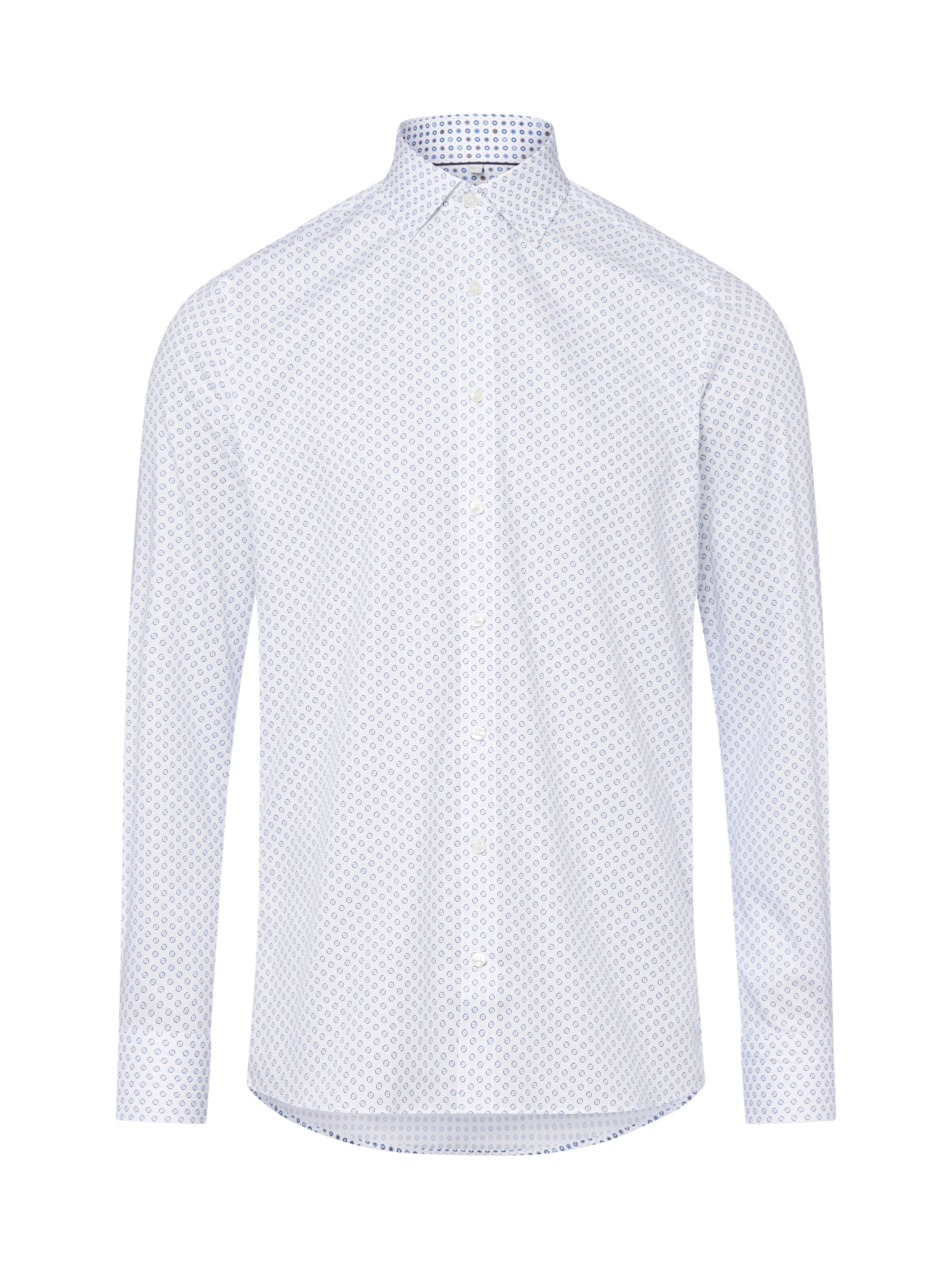 OLYMP Slim fit Business Shirt in White: front