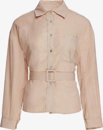 MYMO Blouse in Beige: front