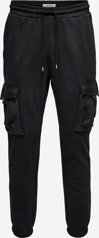 Only & Sons Hose in Schwarz: front