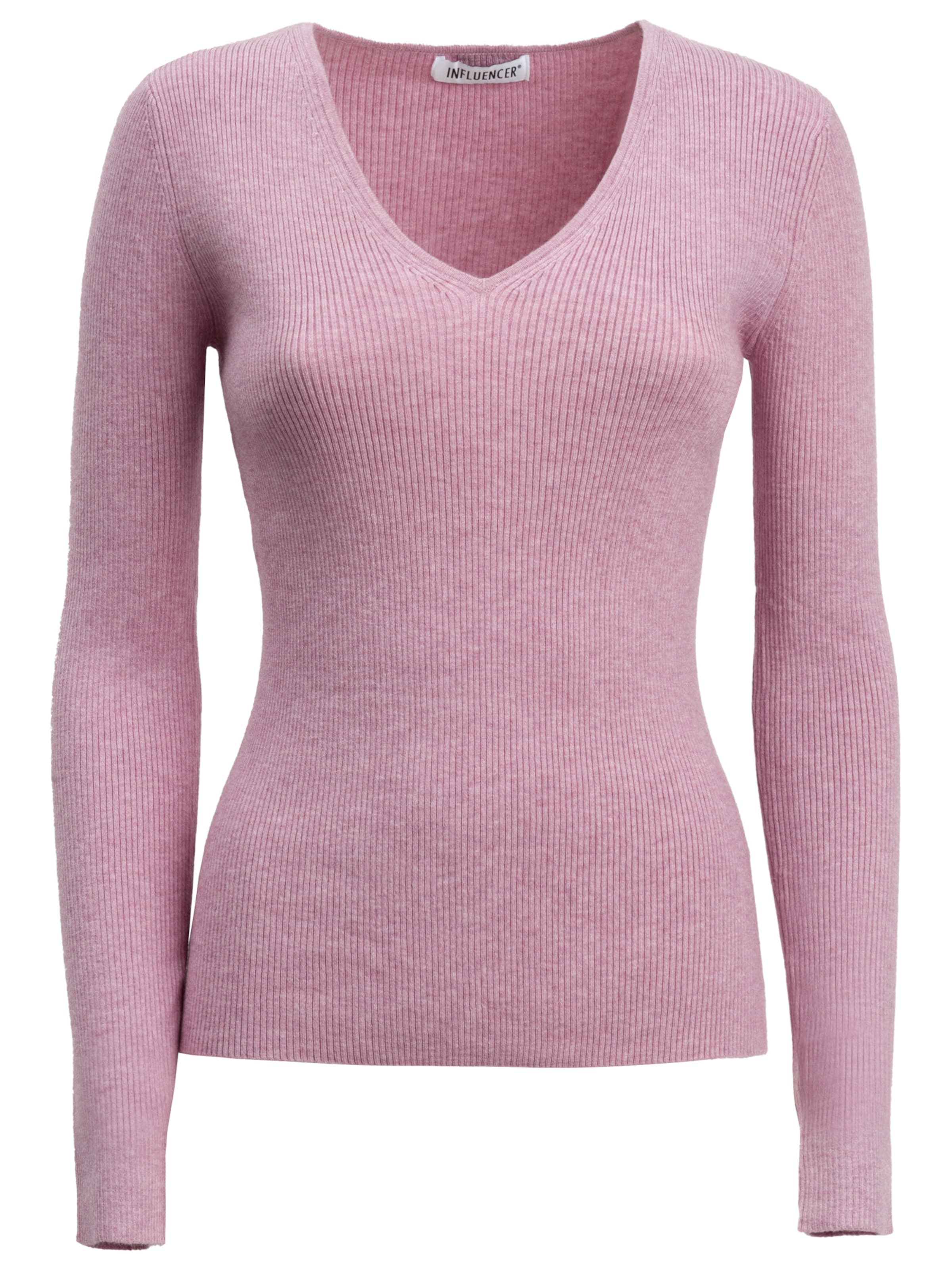 Pullover di Influencer in rosa: frontale