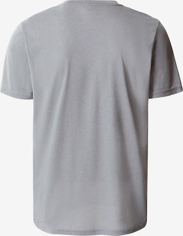 THE NORTH FACE Средняя посадка Функциональная футболка 'Reaxion Amp' в Серый