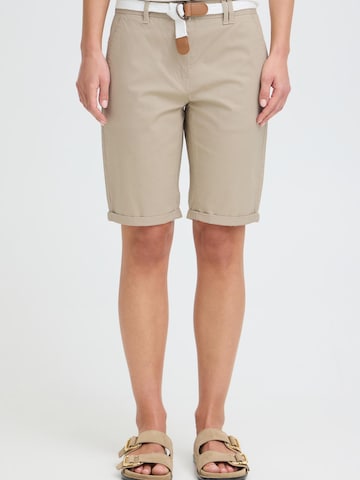 regular Pantaloni chino di Oxmo in beige: frontale