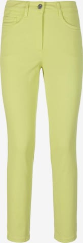 Basler Skinny Jeans in Yellow: front